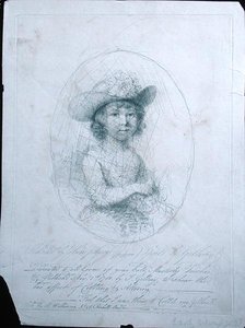 A Sketch, bortskjemt av James Gillray (1757-1815) 1781 (sølvpunkt på papir) av Hannah Humphrey