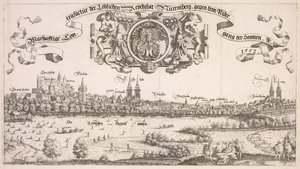 Panoramautsikt over Nürnberg: Sentrumsdel