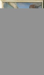 Øyeoperasjon (maling på tre) av Hanns Ludwig Katz