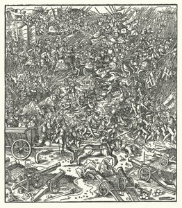 Slaget ved Guinegate, Frankrike, 7. august 1479 (gravering)