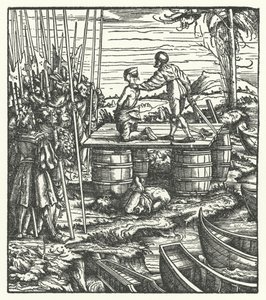 Henrettelse av lederne for et opprør mot styret til erkehertug Maximilian av Østerrike i Flandern av Hans (after) Burgkmair