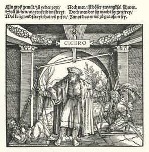 Rettferdighet (gravering) av Hans (after) Burgkmair