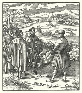 Den hellige romerske keiser Maximilian I, c1496 (gravering) av Hans (after) Burgkmair
