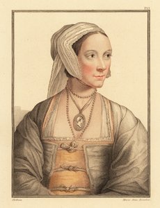 Cicely, datter av Sir Thomas More. ,1812 (gravering) av Hans (after) Holbein the Younger