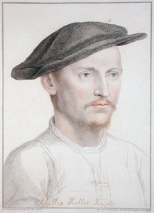 Philip Hobbie, gravert av Francesco Bartolozzi (1727-1815) 1796 (gravering) av Hans (after) Holbein the Younger