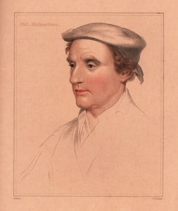 Philip Melanchton eller uidentifisert mann., 1812 (gravering) av Hans (after) Holbein the Younger