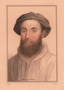 Sir William Sharington, engelsk hoffmann til kong Henry VIII., 1812 (gravering) av Hans (after) Holbein the Younger