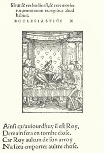 Kongen (gravering) av Hans (after) Holbein the Younger