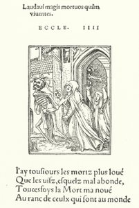 The Lady Abbess (gravering) av Hans (after) Holbein the Younger