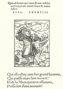 The Noble Knight (gravering) av Hans (after) Holbein the Younger