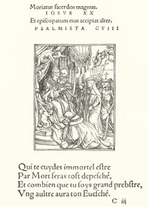 Paven (gravering) av Hans (after) Holbein the Younger