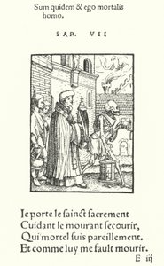 Presten (gravering) av Hans (after) Holbein the Younger