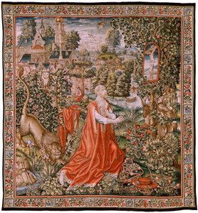 flamsk billedvev. St. Penitent Jerome, eller St. John