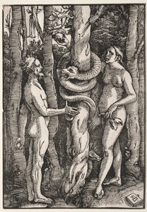Adam og Eva av Hans Baldung