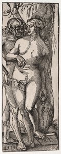 Adam og Eva av Hans Baldung
