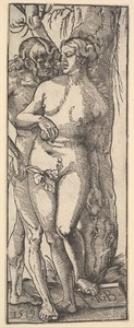Adam og Eva, 1519. av Hans Baldung