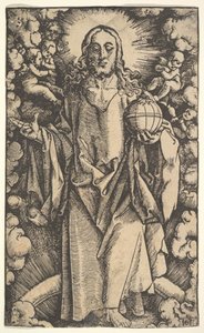 Kristus med en klode, 1400-1500-tallet. av Hans Baldung