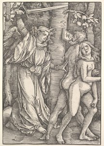 Utvisning fra paradis, 1514. av Hans Baldung