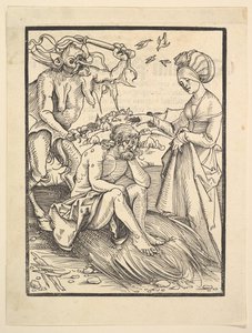 Job fristet av en demon, 1509.