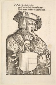 Portrett av Charles V. av Hans Baldung