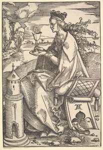 St. Barbara, ca. 1505. av Hans Baldung