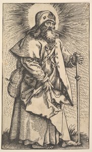 St. Jakob den større fra Kristus og apostlene, 1519. av Hans Baldung