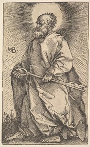 St. Peter fra Kristus og apostlene, 1519. av Hans Baldung