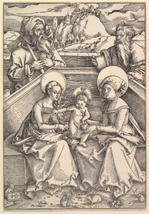 Den hellige familie med St. Anna og St. Joachim.