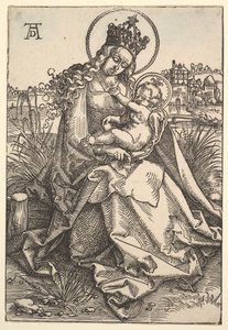 Jomfruen på gressbredden, 1505. av Hans Baldung