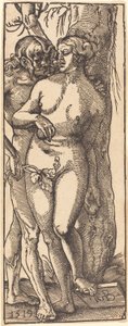 Adam og Eva, 1519 av Hans Baldung Grien