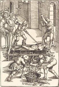 Saint Lawrences martyrium av Hans Baldung Grien