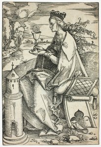 Den hellige Barbara av Hans Baldung Grien