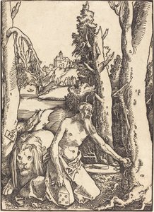 Saint Hieronymus i ørkenen av Hans Baldung Grien