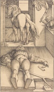 Den forheksede brudgommen av Hans Baldung Grien