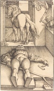 Den forheksede brudgommen av Hans Baldung Grien