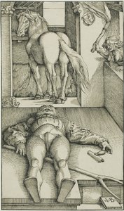 Den forheksede brudgommen av Hans Baldung Grien