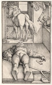 Den forheksede brudgommen, 1544. av Hans Baldung Grien