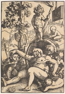 The Drunk Bacchus, ca. 1520 av Hans Baldung Grien