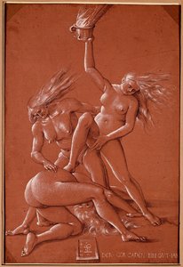 Hekser (tegning) av Hans Baldung Grien