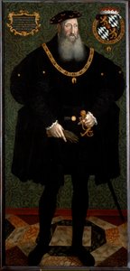 Portrett av Frederic II av Pfalz (Frederik II vismannen, ca. 1546 (maleri) av Hans Besser