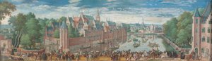 "Gåsespillet" på Vijvar i Haag av Hans Bol