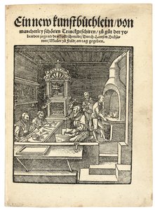 Et gullsmedverksted, ca. 1538
