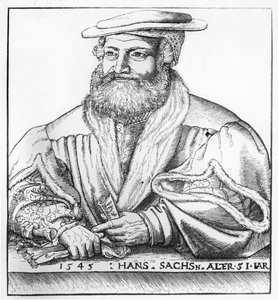 Portrett av Hans Sachs, 1545