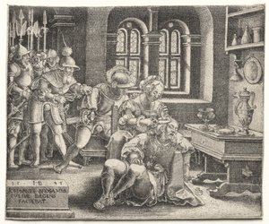 Samson og Delila av Hans Brosamer