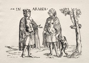 Innfødte i Arabia og India. av Hans Burgkmair