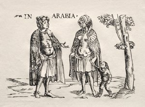 Innfødte i Arabia og India. av Hans Burgkmair