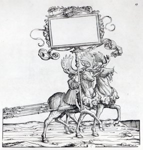 Scene fra Maximilians triumftog, ca. 1516-18 (tresnitt) av Hans Burgkmair