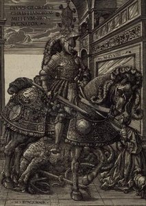 St. George og dragen av Hans Burgkmair