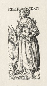 The Seven Vices: Sloth av Hans Burgkmair
