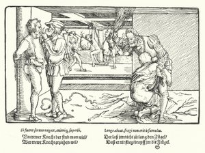Straffen for tjenere av Hans Burgkmair